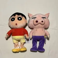 クレヨンしんちゃん&ぶりぶりざえもん　動くぬいぐるみ