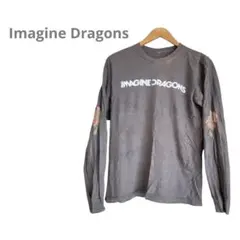 海外古着【Imagine Dragons 】長袖カットソー グレー　カジュアル