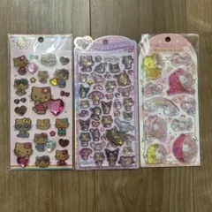 【正規品】キティちゃん　シール3点セット