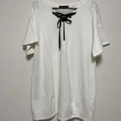 ページボーイホワイト 半袖 ワンピース Fサイズ