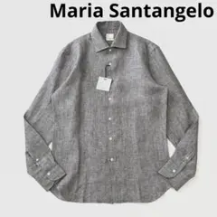 【未使用】Maria Santangelo リネン ワンピースカラー シャツのサムネイル