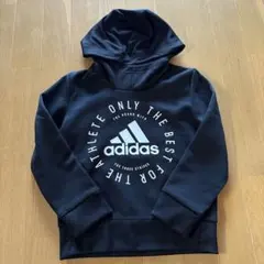 adidas ブラック パーカー 120