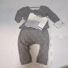 プチバトー　セットアップ 70cm トップスセット