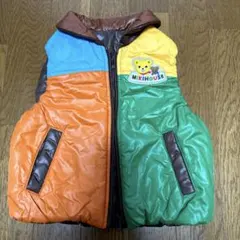 Miki House カラフル中綿ベスト　リバーシブル