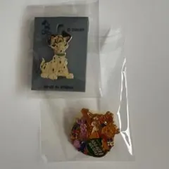 ディズニー 101匹わんちゃん くまのプーさん ピンバッジセット