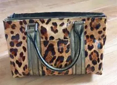 ハンドバッグ ルーシーサンクレール 豹柄 小さなバッグ