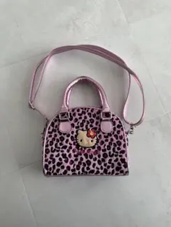 キティちゃん　日焼けキティ　ヒョウ柄　ギャル　ピンク　バッグ　Y2K