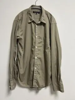 コムデギャルソン コムデギャルソン　カーキ　ロングシャツ COMME des GARCONS HOMME PLUS コムデギャルソンオムプリュス 25AW