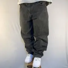 vintage 00s Y2K 裏原系 スーパーフェード 立体裁断デニムパンツ 