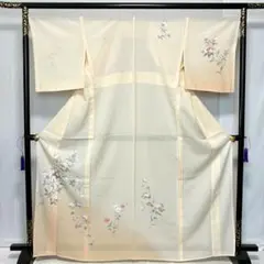 D139 夏着物　訪問着　友禅　花模様　絽　正絹　しつけ糸付き未使用極美品 D139 夏着物 訪問着 友禅 花模様 絽 正絹 しつけ糸付き未使用極美品
