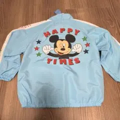 lics ミッキーマウス 水色 ジップアップジャケット