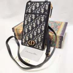 【美品】Christian Dior ショルダーウォレット オブリーク