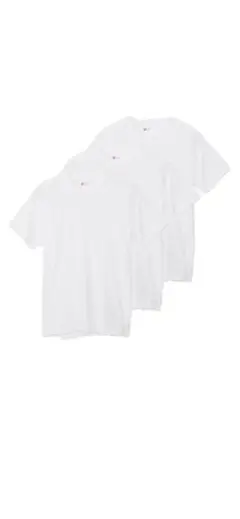 #ヘインズ　半袖Tシャツ (3枚組) 乾きやすい ドライな肌触り クルーネック
