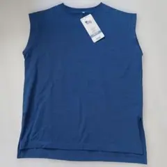CLOSSHI ノースリーブ Tシャツ 中青 Mサイズのサムネイル