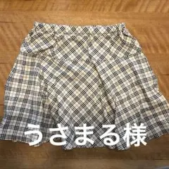BURBERRY チェック柄スカート　薄手 120A