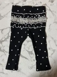 petit main ハート柄レギンス 70 80