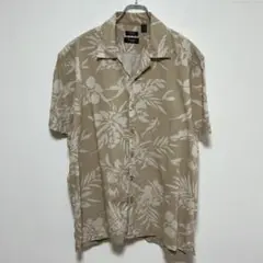 Haggar Clothing オープンカラー　ハワイアンシャツ　ボタニカル
