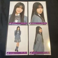 乃木坂46 生写真 森平麗心 ネーブルオレンジ 封入 コンプ 4枚