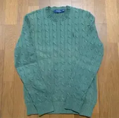 グリーン ニット