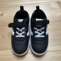VANS キッズスニーカー ブラック/ホワイト　17㎝
