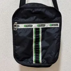 ★希少★ LeSportsac レスポートサック　バッグ ショルダー ブラックのサムネイル