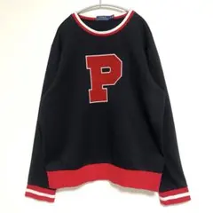 POLO RALPH LAUREN ラルフローレン　Pロゴ起毛　スウェット　L