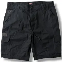 古着 Dickies ペインターショーツ ブラック ハーフパンツ ワーク W38