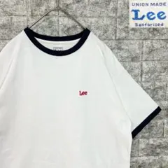 Lee リー 刺繍 ルーズシルエット 半袖 リンガーTシャツ リージャパン 古着のサムネイル