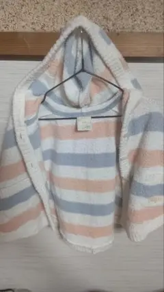 【未使用】ジェラトピケ　ポンチョ　size:80〜90