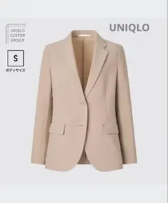 UNIQLO ユニクロ　感動ジャケット　ベージュ　Sサイズ　レディース