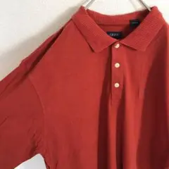 USA古着 IZOD オーバーサイズ ポロシャツ XL オレンジ