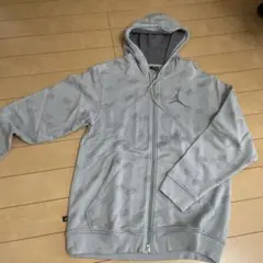 Jordan グレー フード付きパーカー Sサイズ
