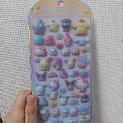 コットンパフィー サンリオ 集合 キティ ウサハナ クロミ