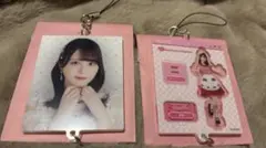 アイドル キーホルダー ピンク 透明ケース入り小嶋陽菜 - メルカリ
