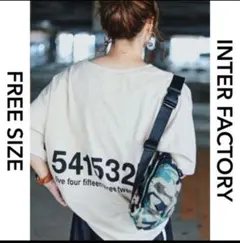 WEARISTA Deco × INTER FACTORY ロゴビッグTシャツのサムネイル