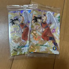 ドラゴンボールカード 悟空 バーダック ベジータセット　2パック