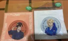 名探偵コナン　コナン探偵社　クリアマグネット　萩原千速　萩原研二　2点セット