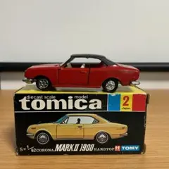 トミカ 日本製 黒箱 No.2 トヨタ コロナ マークⅡ ハードトップ 1A指定