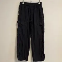 UNIQLO ユニクロ イージーカーゴパンツ　ブラック ワークパンツ　S
