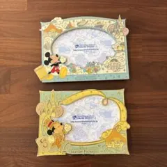 ミッキーマウス フォトフレーム 2点セット