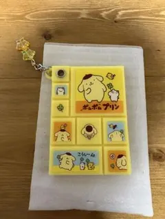 シークレットタイルシール風ミニミラー　ポムポムプリン　サンリオ　ミラー