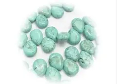 ターコイズ ペアシェイプ 1.4x1.0センチ 6個セッ ト