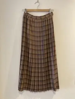 URBAN RESEARCH チェック柄プリーツスカート Fサイズ
