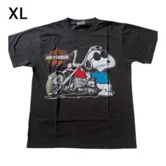 SNOOPY ハーレーダビッドソン Tシャツ スヌーピー XLサイズ