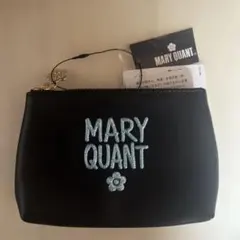 MARY QUANT ポーチ ブラック ラメロゴのサムネイル