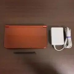 【美品】 Newニンテンドー3DS LL メタリックレッド 上下IPS液晶