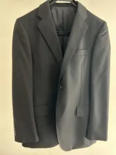 数回使用美品 TEIJIN MEN'S SHOP ブラック ビジネススーツのサムネイル