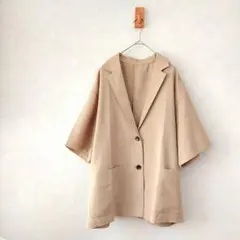 美品✨フリークスストア リネンライクショートスリーブシアージャケットのサムネイル