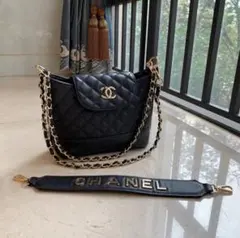 CHANEL ブラック ノベルティショルダーバッグ