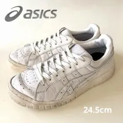 アシックス ゲル ポイントゲッター パイソン レザー スニーカー 27.5cm